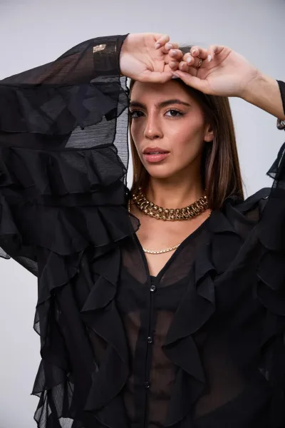 Blusa Delirio Negra L26-3314