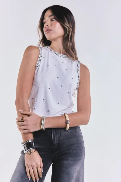 Musculosa Pulso Blanco L26-3043