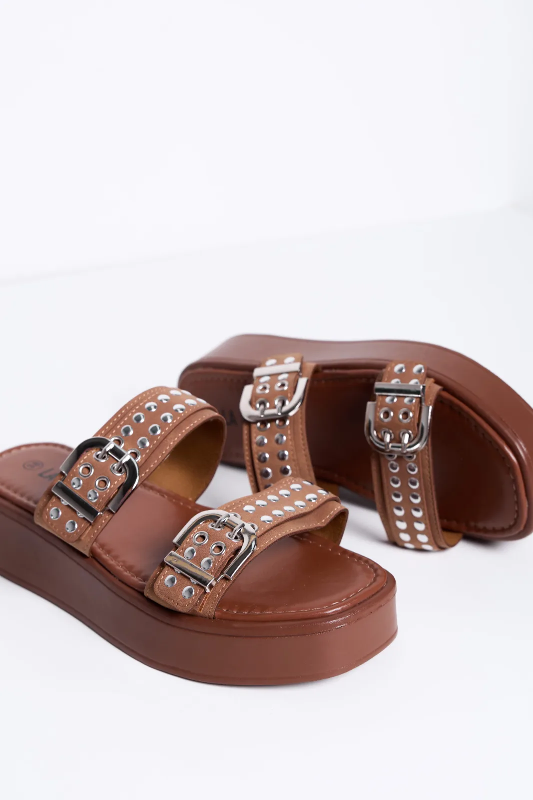 Sandalia Harley Camel YY-03