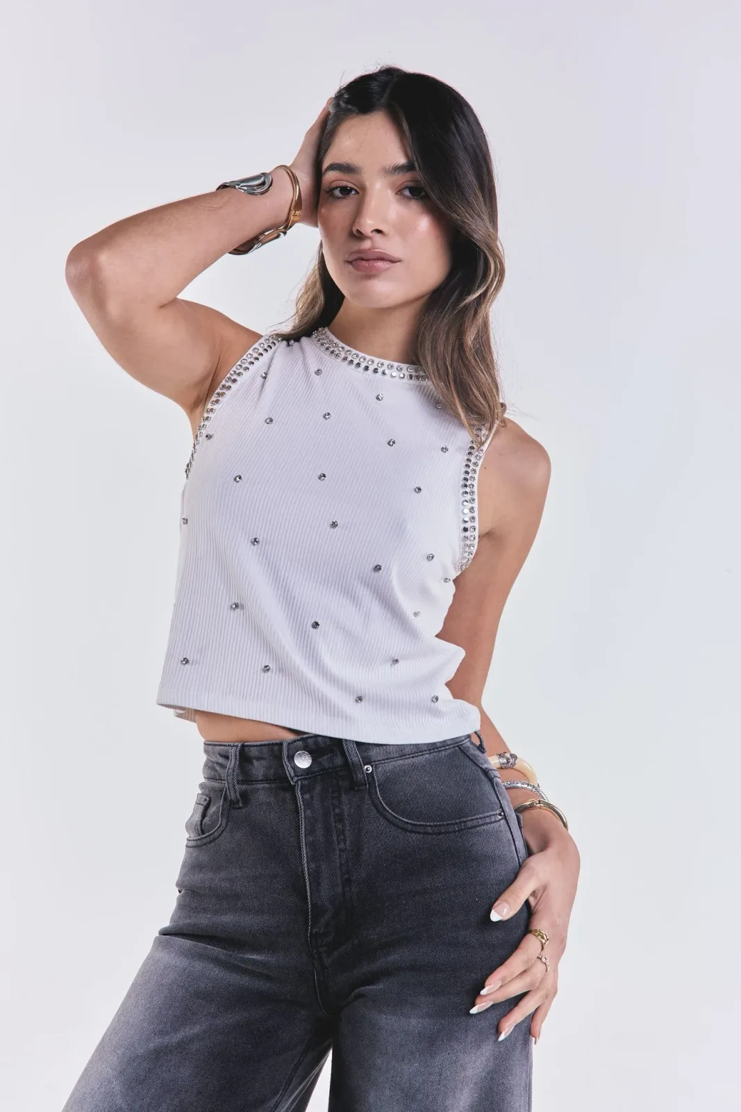 Musculosa Pulso Blanco L26-3043